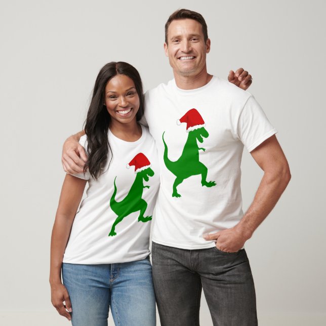 CHRISTMAS DINOSAUR T-Shirts (Unisex)