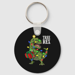 Christmas Dinosaur Tree Rex Boys Girls Kids Xmas G Key Ring