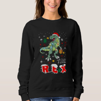 Christmas Dinosaur Tree Rex Sweatshirt