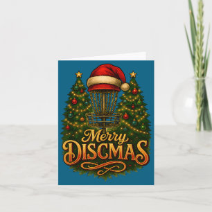 Christmas Disc Golf Merry Discmas Card