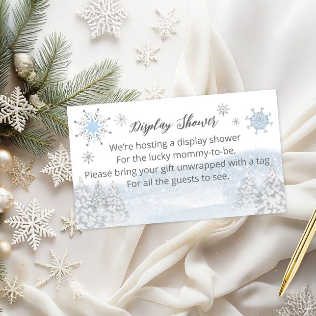 Christmas Display Shower Insert Card (Creator Uploaded)