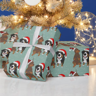 Christmas Doberman Pinscher  Wrapping Paper