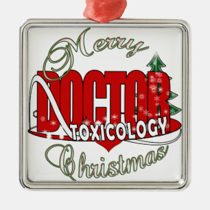 CHRISTMAS DOCTOR TOXICOLOGY TOXICOLOGIST METAL TREE DECORATION