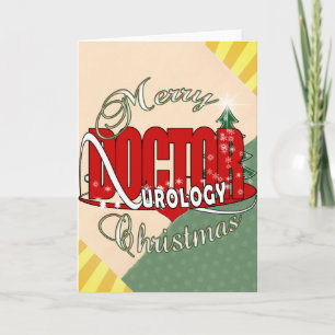 CHRISTMAS DOCTOR UROLOGY UROLOGIST HOLIDAY CARD