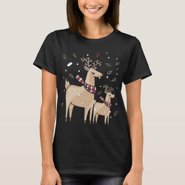 Christmas doe , perfect for the fall. T-Shirt (Front)