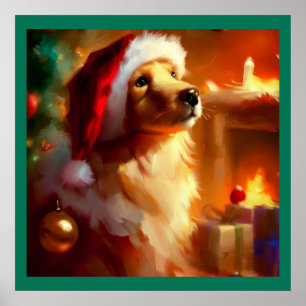 Christmas Dog 1 Poster