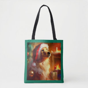 Christmas Dog 1 Tote Bag
