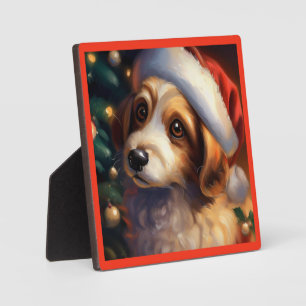 Christmas Dog 2 Plaque