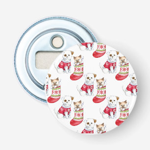 Christmas Dog & Cat Stockings Bottle Opener