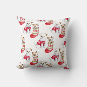 Christmas Dog & Cat Stockings Cushion