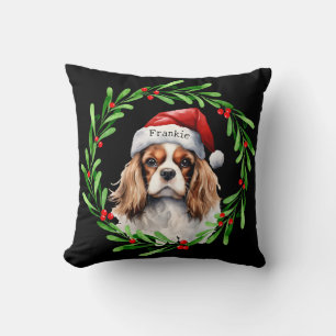 Christmas Dog Cavalier King Charles Spaniel Pet Cushion