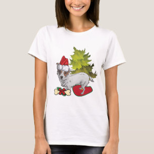 Christmas Dog Corgi Sleepshirt T-Shirt
