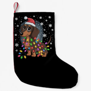 Christmas Dog Dachshund Santa Xmas Wiener Small Christmas Stocking