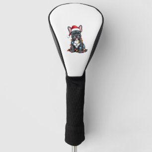 Christmas Dog French Bulldog Xmas Frenchie 3 Golf Head Cover
