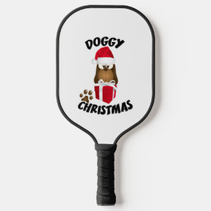 Christmas Dog gift idea xmas Pickleball Paddle
