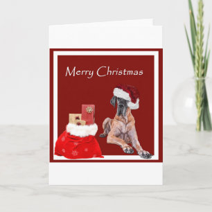 Christmas Dog Great Dane Holiday Card
