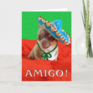 christmas dog holiday card