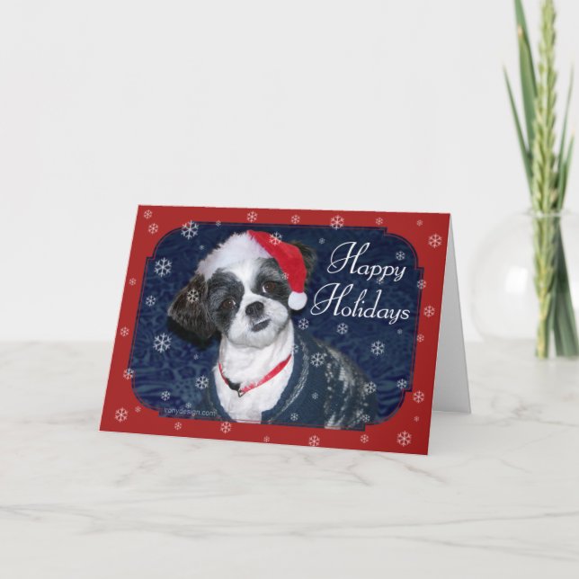 Christmas Dog Holiday Card (Front)