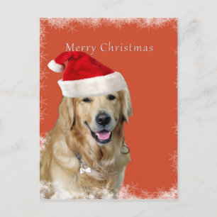 Christmas Dog Holiday Postcard