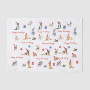 Christmas Dog Lover Happy Howlidays   Tissue Paper