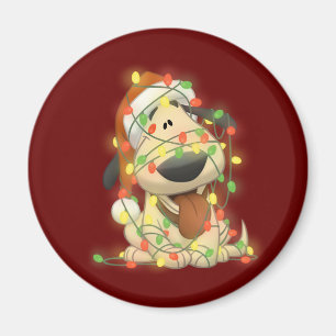 Christmas Dog Magnet