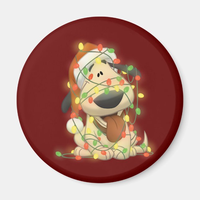 Christmas Dog Magnet (Front)