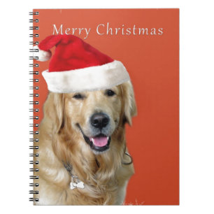 Christmas Dog Notebook