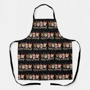 Christmas Dog Owner Gift Holiday Merry Woofmas Apron