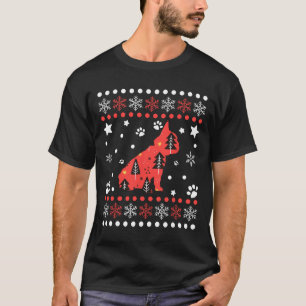 Christmas Dog Pattern French Bulldog Owner 1 T-Shirt