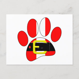 Christmas Dog Postcard