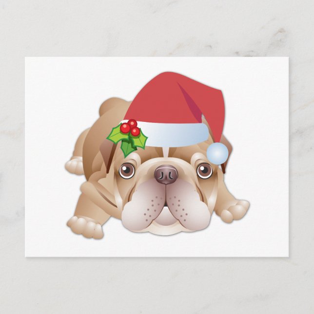 Christmas Dog Postcard (Front)
