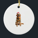 Christmas Dog Shirt, Christmas Golden retriever Pa Ceramic Ornament<br><div class="desc">Christmas Dog Shirt,  Christmas Golden retriever Pajama 2</div>
