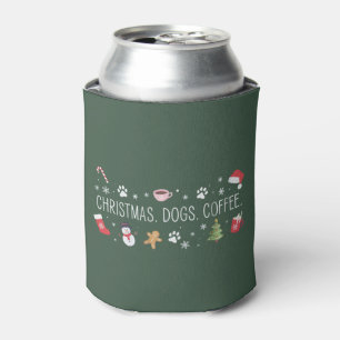 Christmas Dogs Coffee Mum Cosy Winter Pet Lover Can Cooler