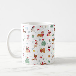 Christmas Dogs in Holiday Accessories Coffee Mug