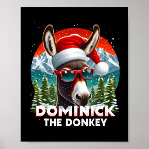 Christmas Dominick The Donkey Christmas Xmas Donke Poster
