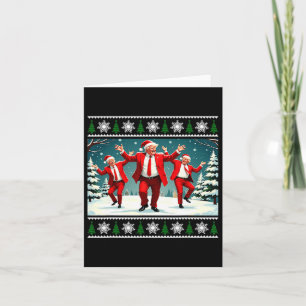 Christmas Donald Trump President 2024 Dancing Funn Card