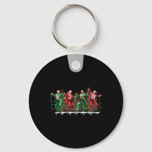Christmas Donald Trump President 2024 Dancing Funn Key Ring