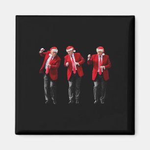 Christmas Donald Trump President 2024 Dancing Funn Magnet