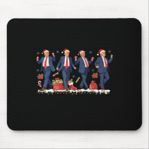 Christmas Donald Trump President 2024 Dancing Funn Mouse Pad