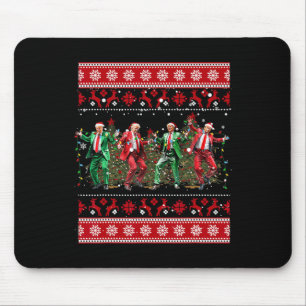 Christmas Donald Trump President 2024 Dancing Funn Mouse Pad