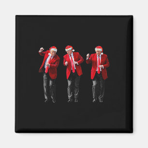 Christmas Donald Trump President Dancing Funny San Magnet