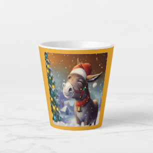 Christmas Donkey 1 Latte Mug