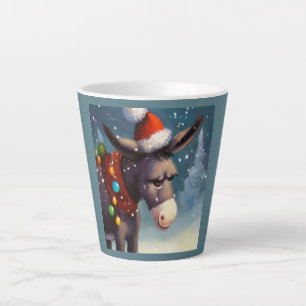 Christmas Donkey 2 Latte Mug