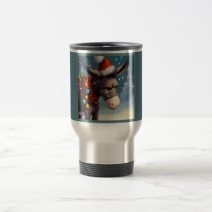 Christmas Donkey 2 Travel Mug