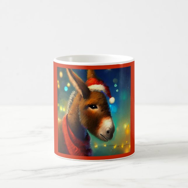 Christmas Donkey 3 Coffee Mug (Center)