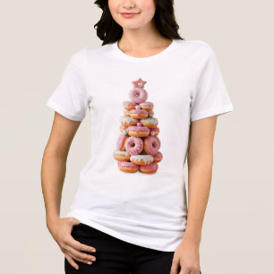 Christmas donuts Tri-Blend shirt