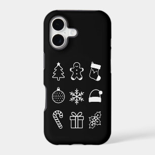 Christmas Doodle Gingerbread Tree Candy Xmas