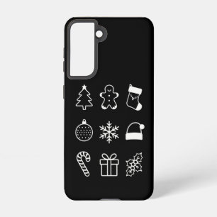 Christmas Doodle Gingerbread Tree Candy Xmas Samsung Galaxy Case