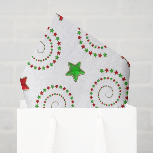 Christmas doodle pattern tissue paper (Gift Bag)