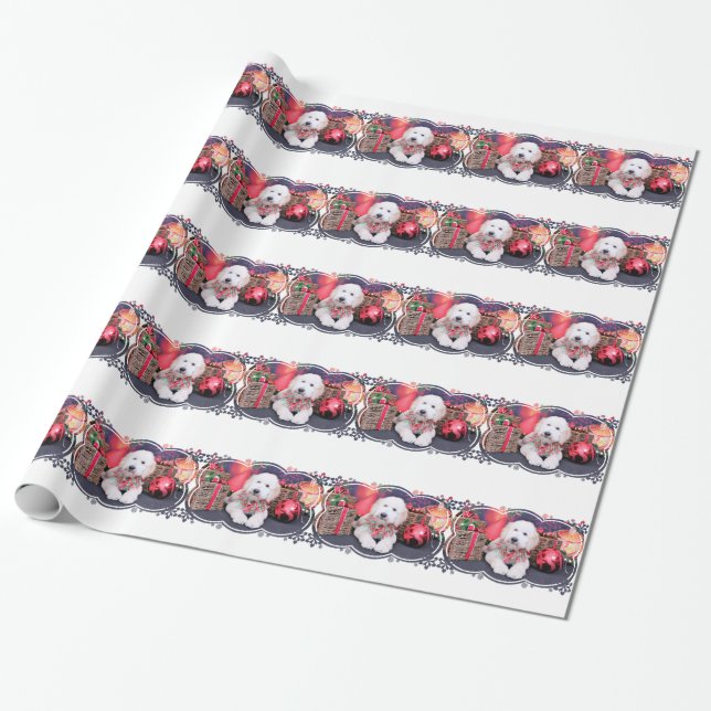 Christmas - Doodle - Tripp Wrapping Paper (Unrolled)